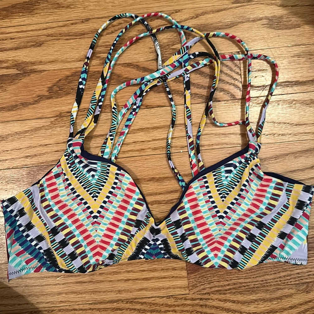 Red Carter Bikini top